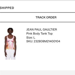 Jean Paul Gaultier tank
